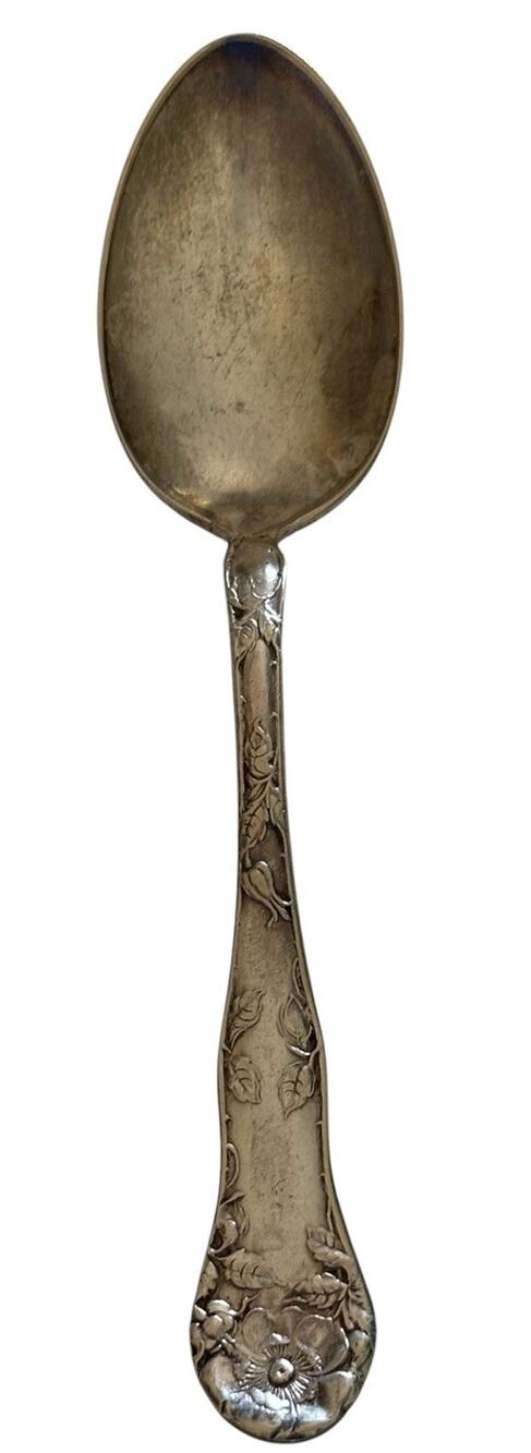 Wild Rose By 1877 Niagara Falls Silver Co. Oneida Silverplate Demitasse Spoon